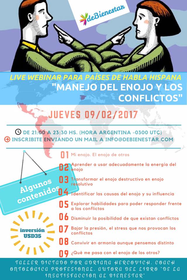 Taller manejo del enojo