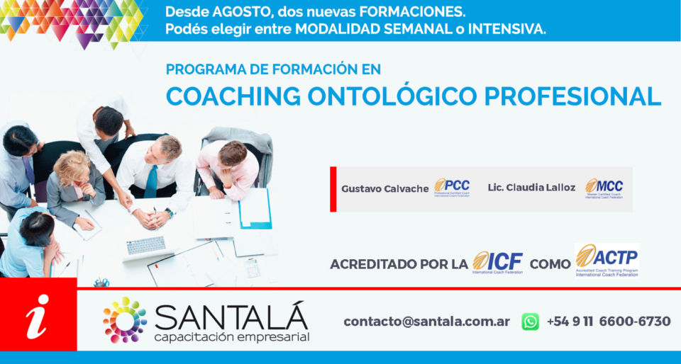 Programa de formación en Coaching Ontológico profesional