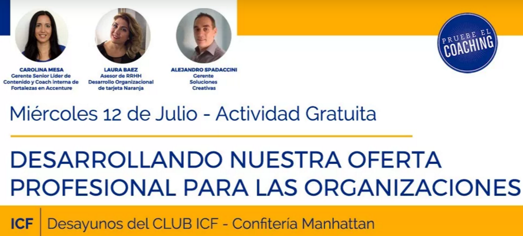 El Club del Socio ICF invita al desayuno de julio