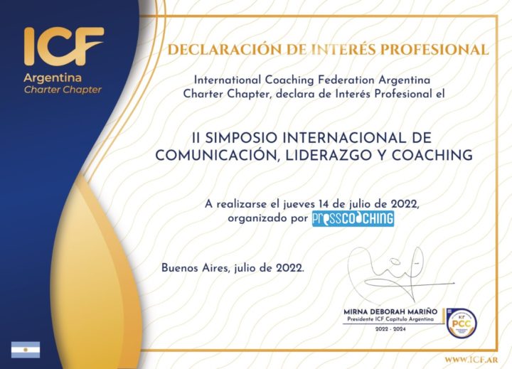 ICF Reconoce al II Simposio Internacional 