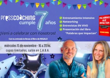 Presscoaching cumpli{o 7 años